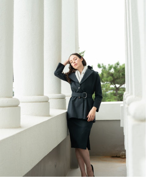 カシミア抗菌 ストール / White Smoke