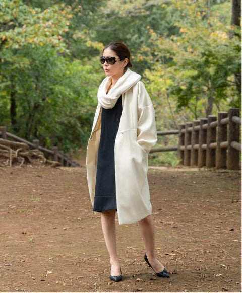 ウールストール / White