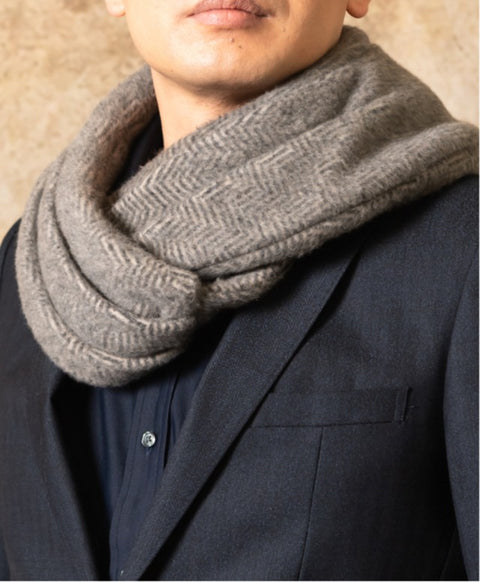 カシミア抗菌 ストール / Sand Beige