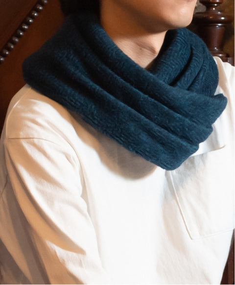 カシミア抗菌 ストール / Black Opal