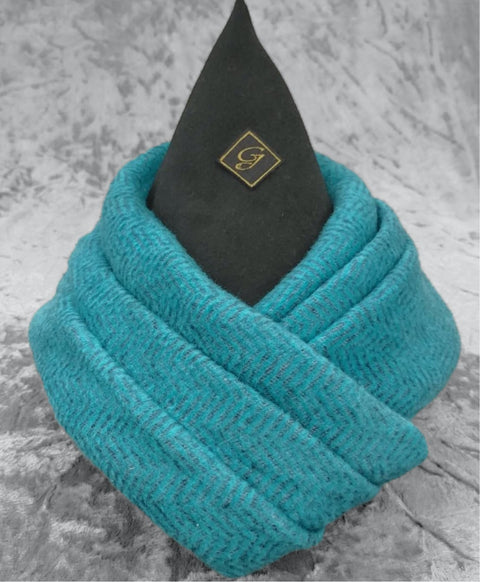 カシミア抗菌 ストール / Turquoise