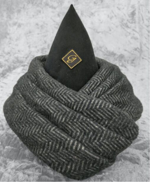 カシミア抗菌 ストール / Smoky Black