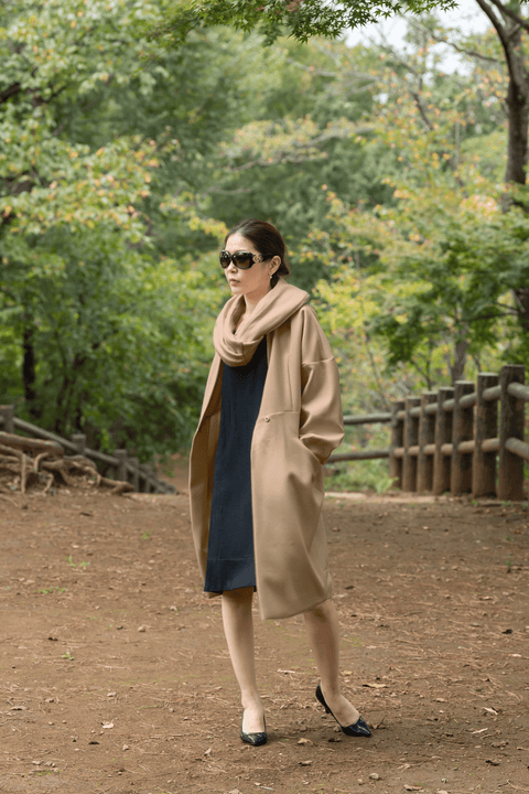 カシミアウール ストール /Beige