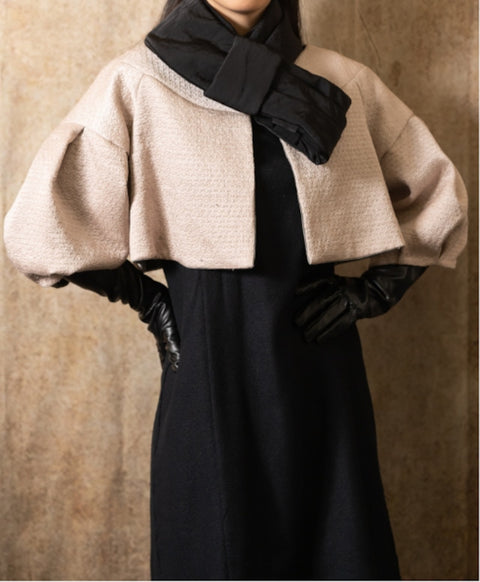 ポリエステル ストール / Black