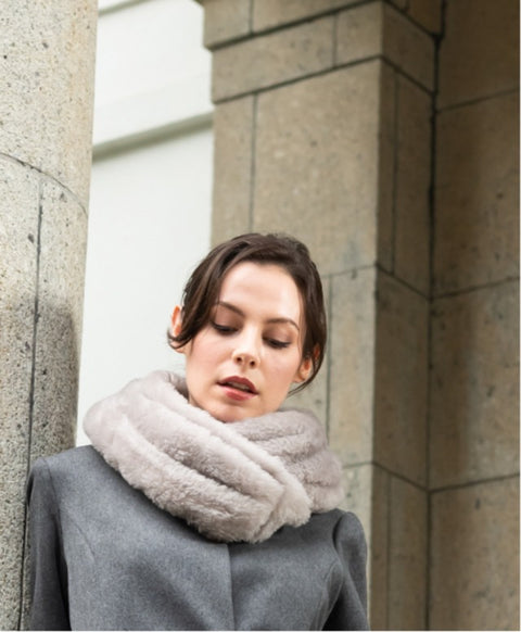 ウールシルク起毛 ストール / Moon Stone