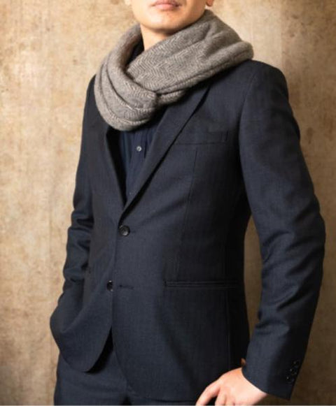 カシミア抗菌 ストール / Sand Beige