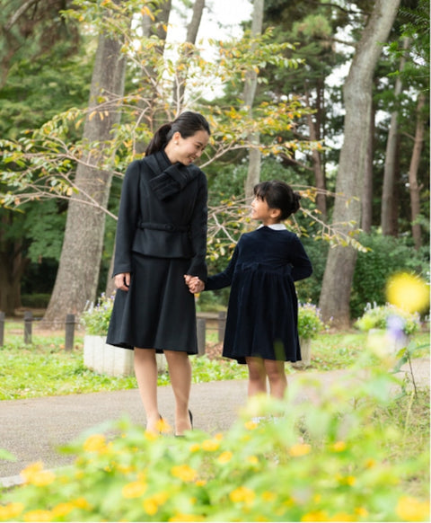 手織り風シルク ストール / Black