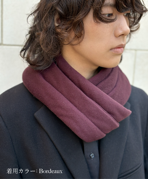 カシミアストール着用イメージ
