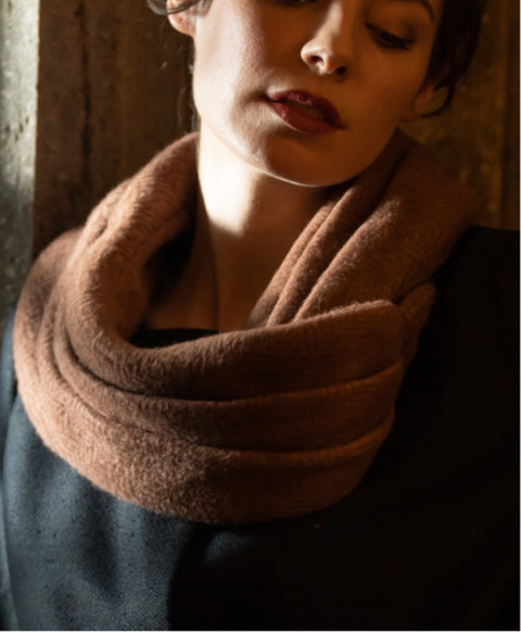 カシミア抗菌 ストール / Coconut Brown